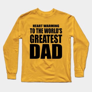 Heart to the world's greatest DAD Long Sleeve T-Shirt
